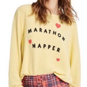 Wild fox marathon napper crew neck